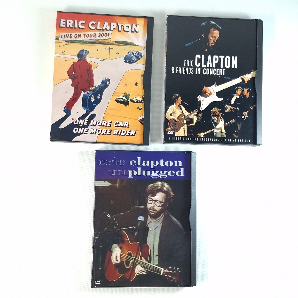 Eric Clapton Live Concert DVD Lot (3)